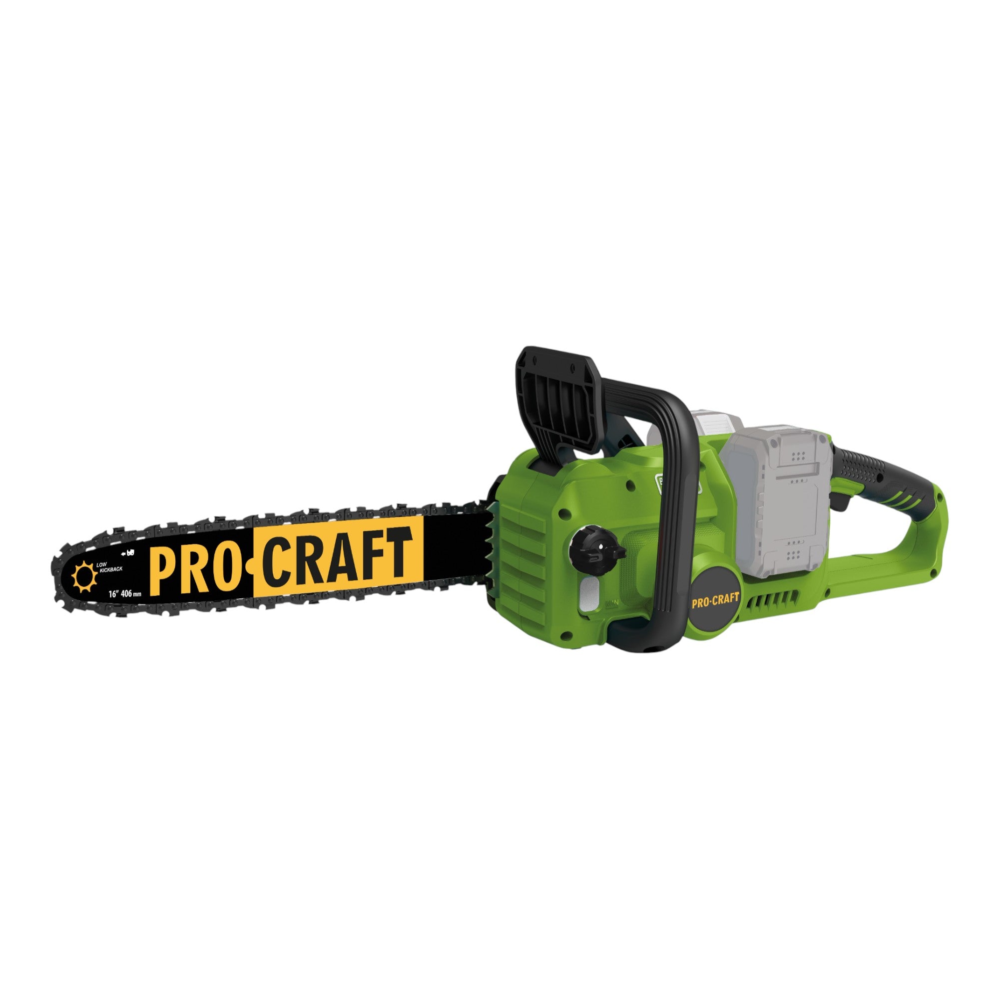 Procraft PCA42 2 Akku Kettensaege 40 V 2x 20 V 406 mm Brushless 4x Akku 4 0 Ah Ladegeraet 1 - toolbrothers