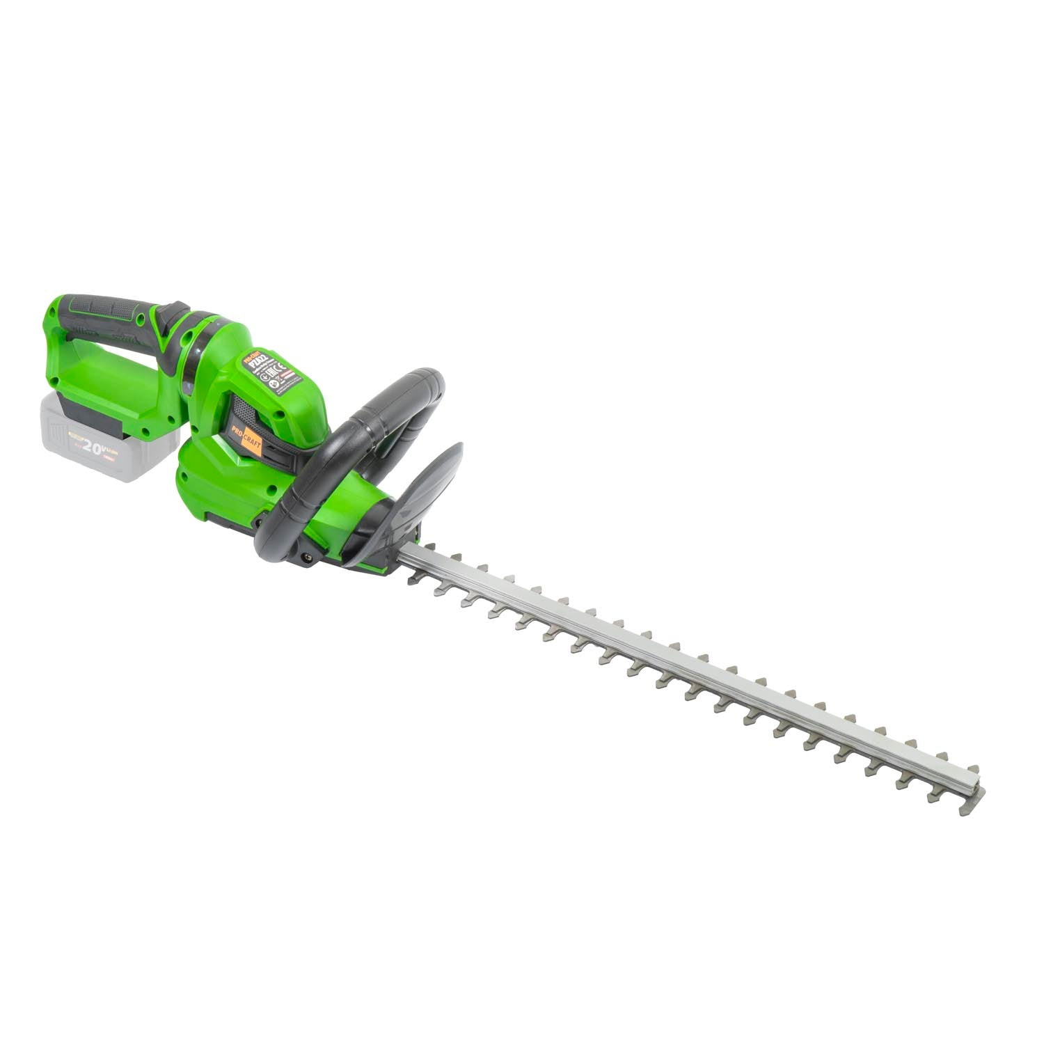 Procraft PZA22 Akku Heckenschere 20 V 510 mm 1x Akku 4 0 Ah ohne Ladegeraet 2 - toolbrothers