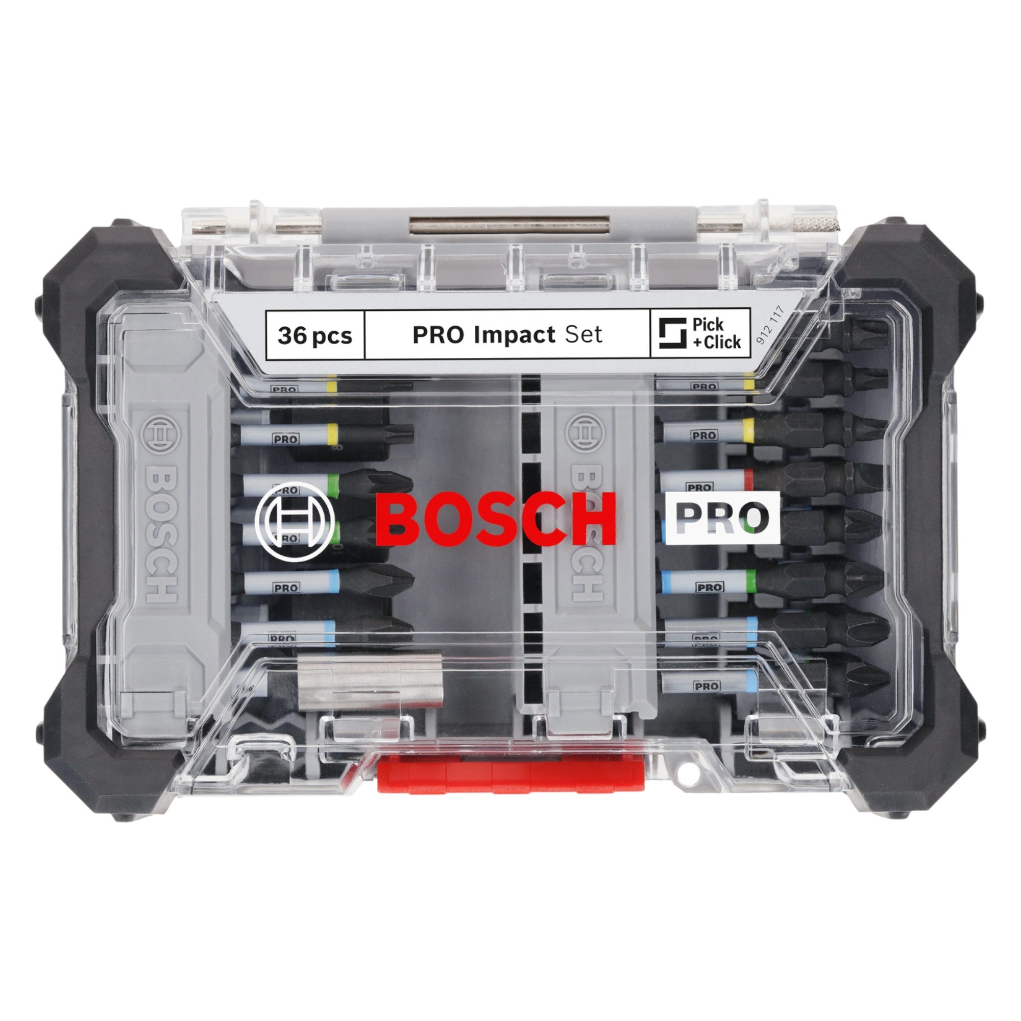 Bosch PRO Impact Schrauber Bit und Stecknuss Set 36 teilig 2608522517 Phillips Pozidriv Torx Schlitz 2 - toolbrothers