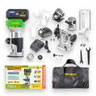 Procraft POB24 1B F Akku Multifunktionsfraese 20 V 6 8 mm Brushless 1x Akku 4 0 Ah Ladegeraet 3 in 1 Zubehoer Tasche 0 - toolbrothers