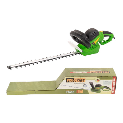 Procraft PT600 Heckenschere 600 Watt 550 mm Schnittlaenge 20 mm Schnittstaerke 0 - toolbrothers