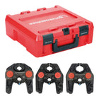 Rothenberger ROMAX NANO iJAWs SV 15 22 28 mm Pressbacken Set 3 tlg 1000004939 Rocase 0 - toolbrothers