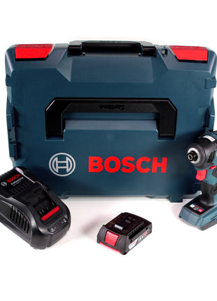 Bosch GDR 18 V-200 C Akku Drehschlagschrauber 18 V 1/4" in L-Boxx + 1 x 2,0 Ah Akku + Ladegerät - Toolbrothers