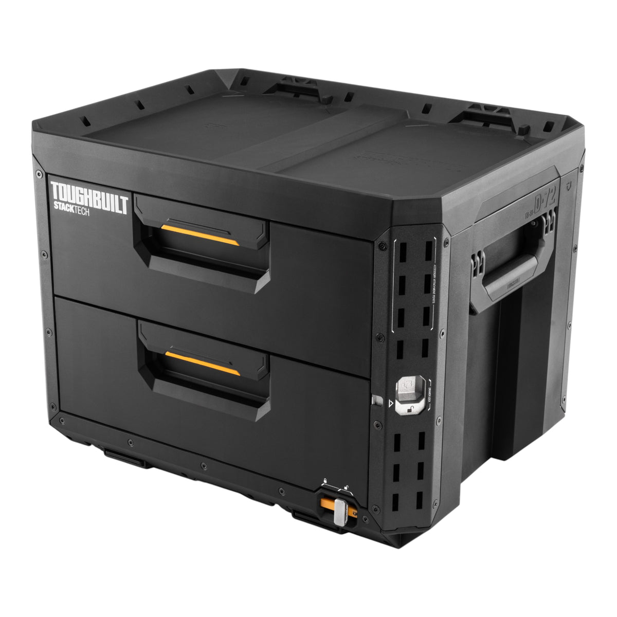 Toughbuilt STACKTECH Werkzeug Box abschliessbar mit 2 Schubladen 533 x – Toolbrothers
