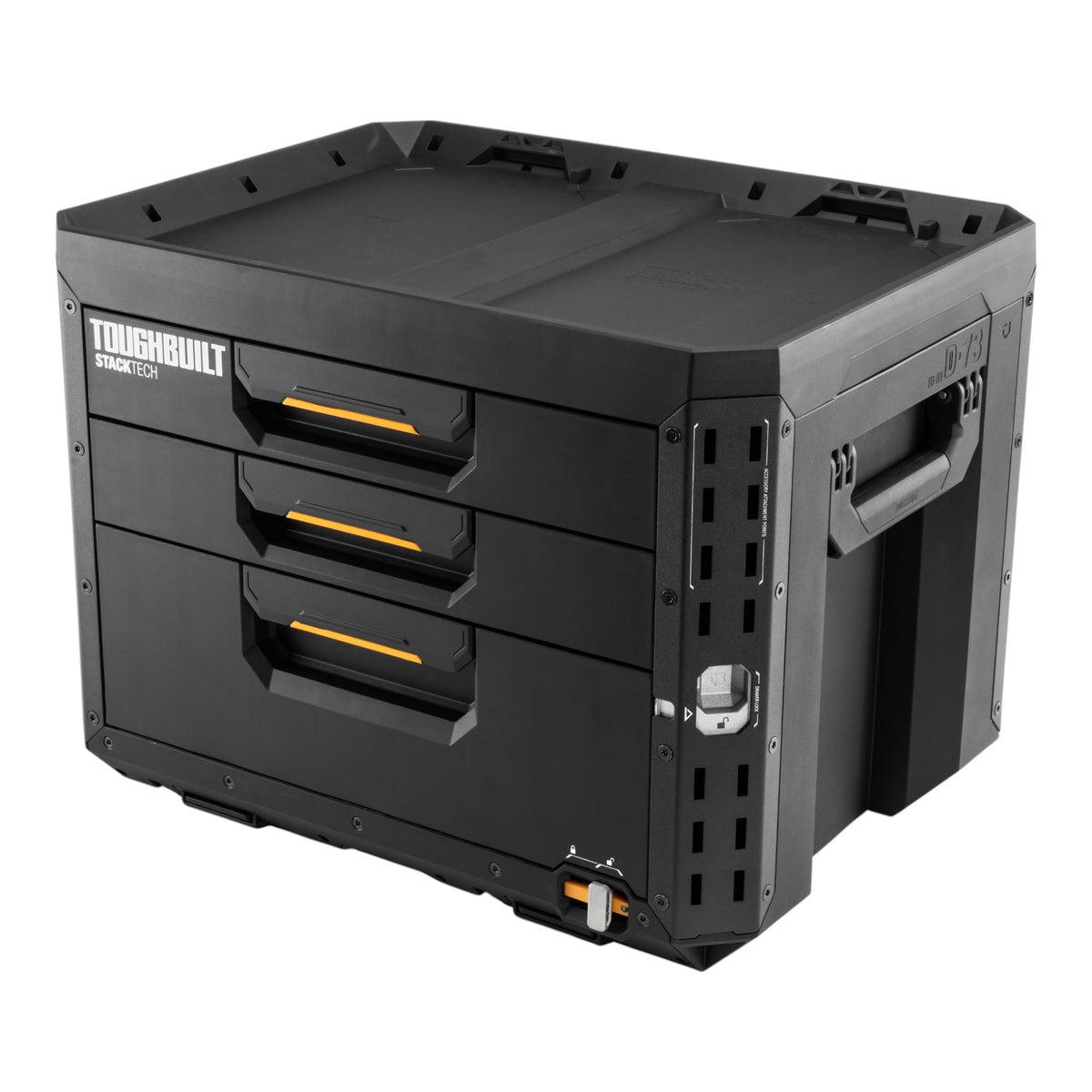 Toughbuilt STACKTECH Werkzeug Box abschliessbar mit 3 Schubladen 533 x – Toolbrothers