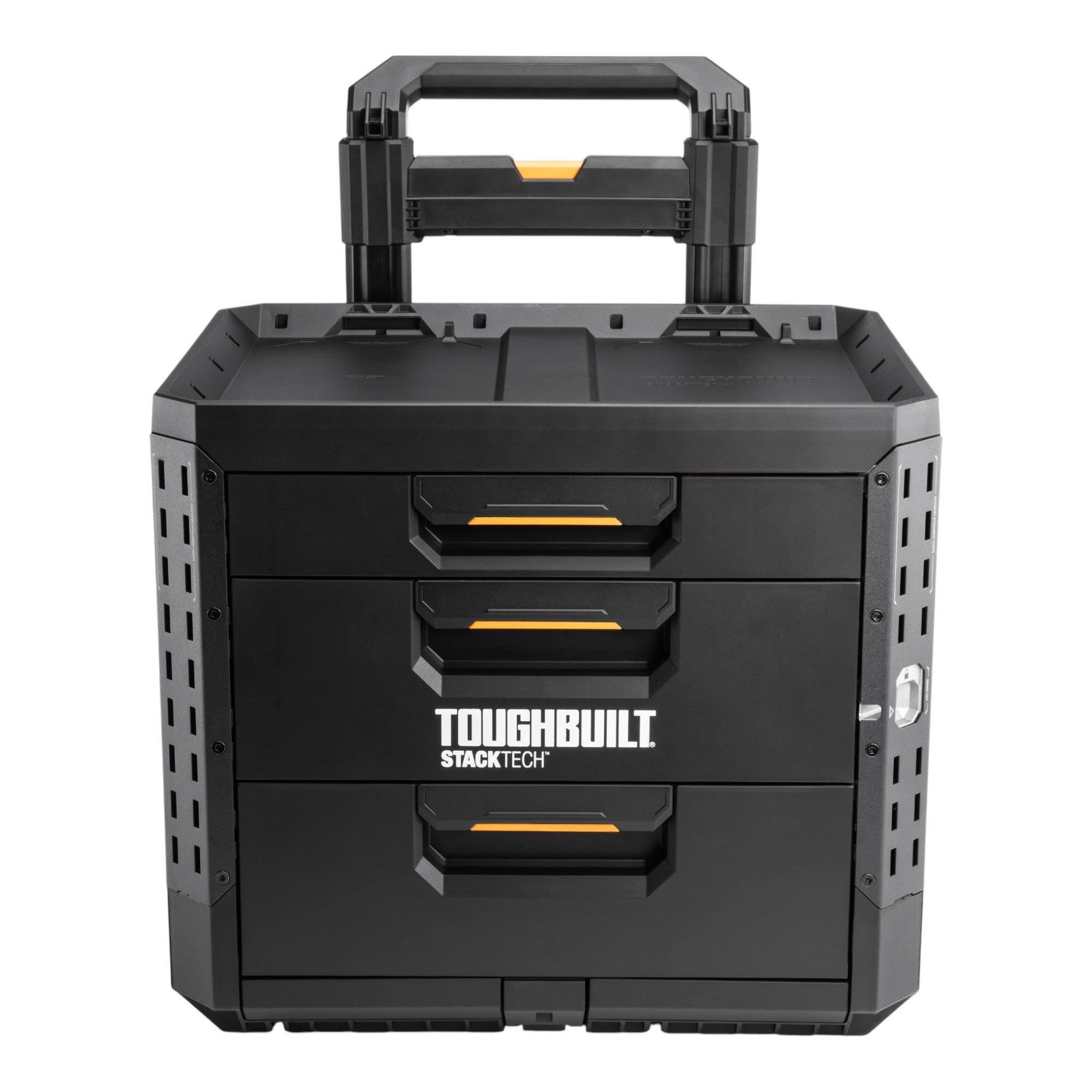 Toughbuilt STACKTECK lockable tool box on wheels with 3 drawers ( TB-B ...