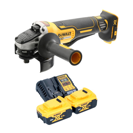 DeWalt DCG 406 P2 Akku Winkelschleifer 18 V 125 mm Brushless 2x Akku 5 0 Ah Ladegeraet 0 - toolbrothers