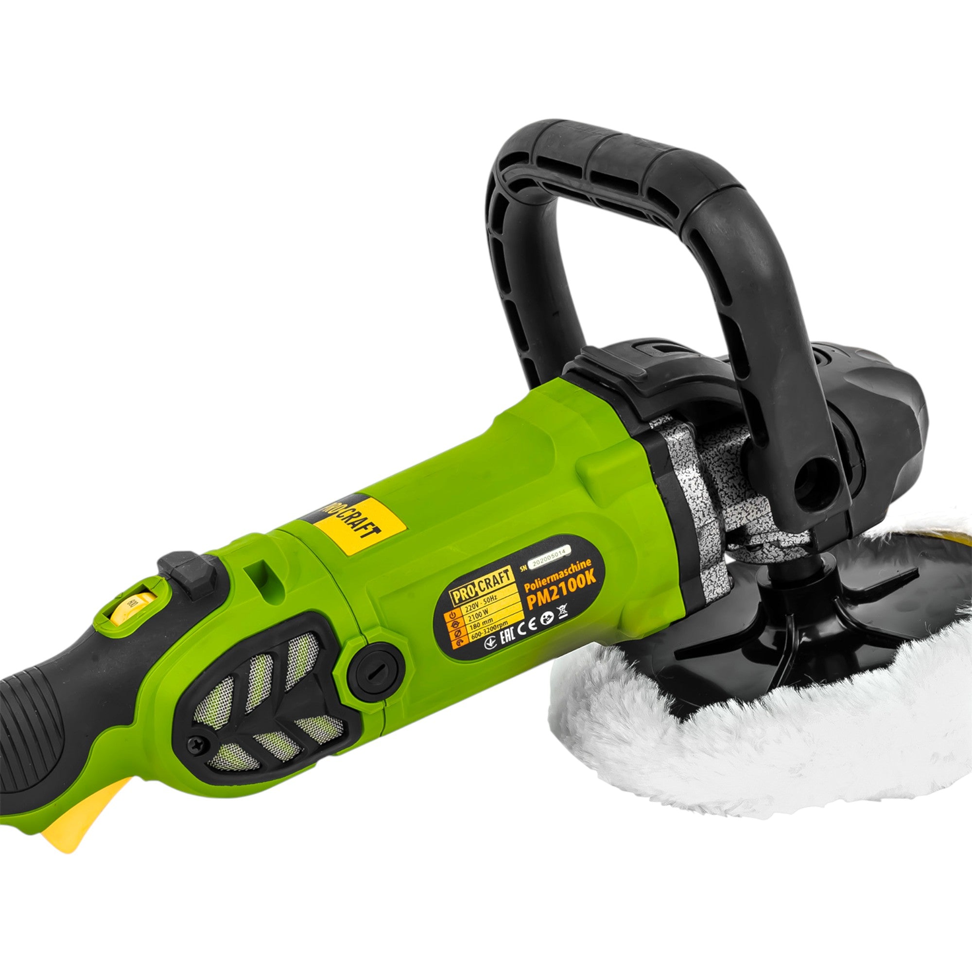 Procraft PM2100K Poliermaschine 1400 Watt 180 mm 1 - toolbrothers