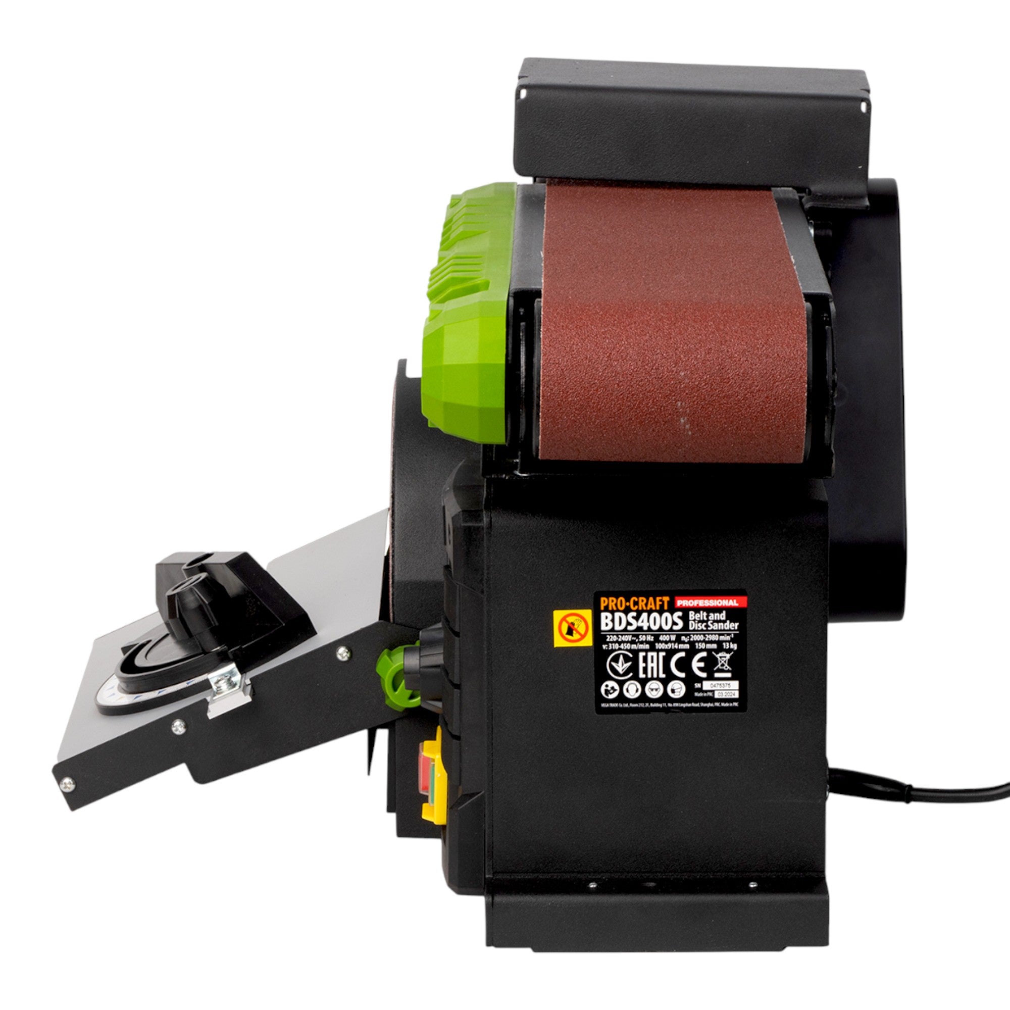 Procraft BDS400S Band und Tellerschleifmaschine 400 Watt 915 x 100 mm 1 - toolbrothers