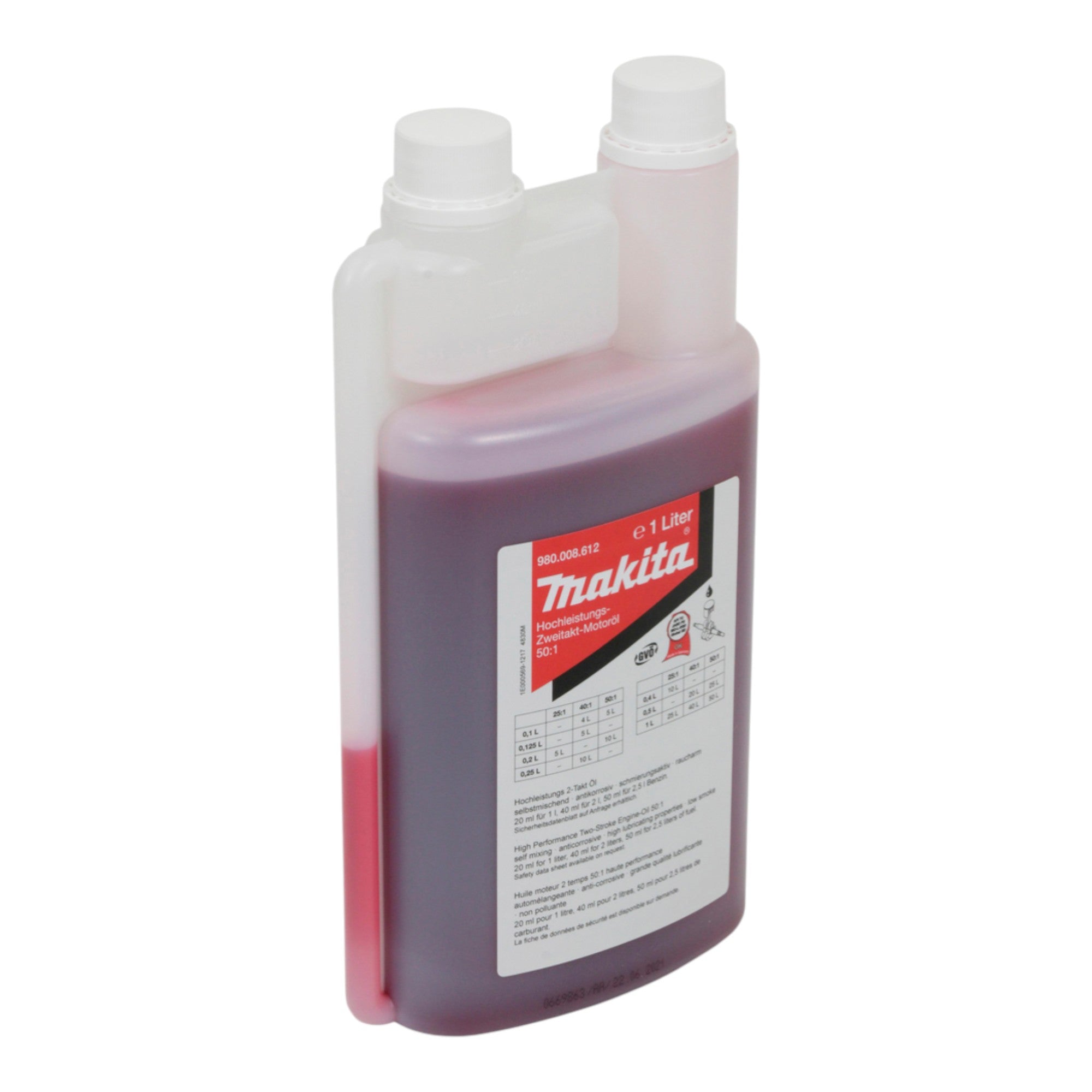 Makita Hochleistungs 2 Takt Motoroel 1 Liter 980008612  0 - toolbrothers