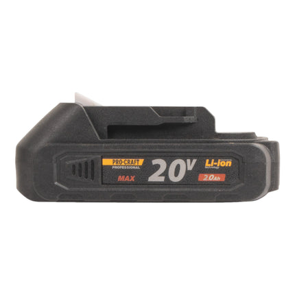 Procraft VP30 Akku Stielstaubsauger 20 V 0 8 l Brushless 1x Akku 2 0 Ah ohne Ladegeraet 3 - toolbrothers