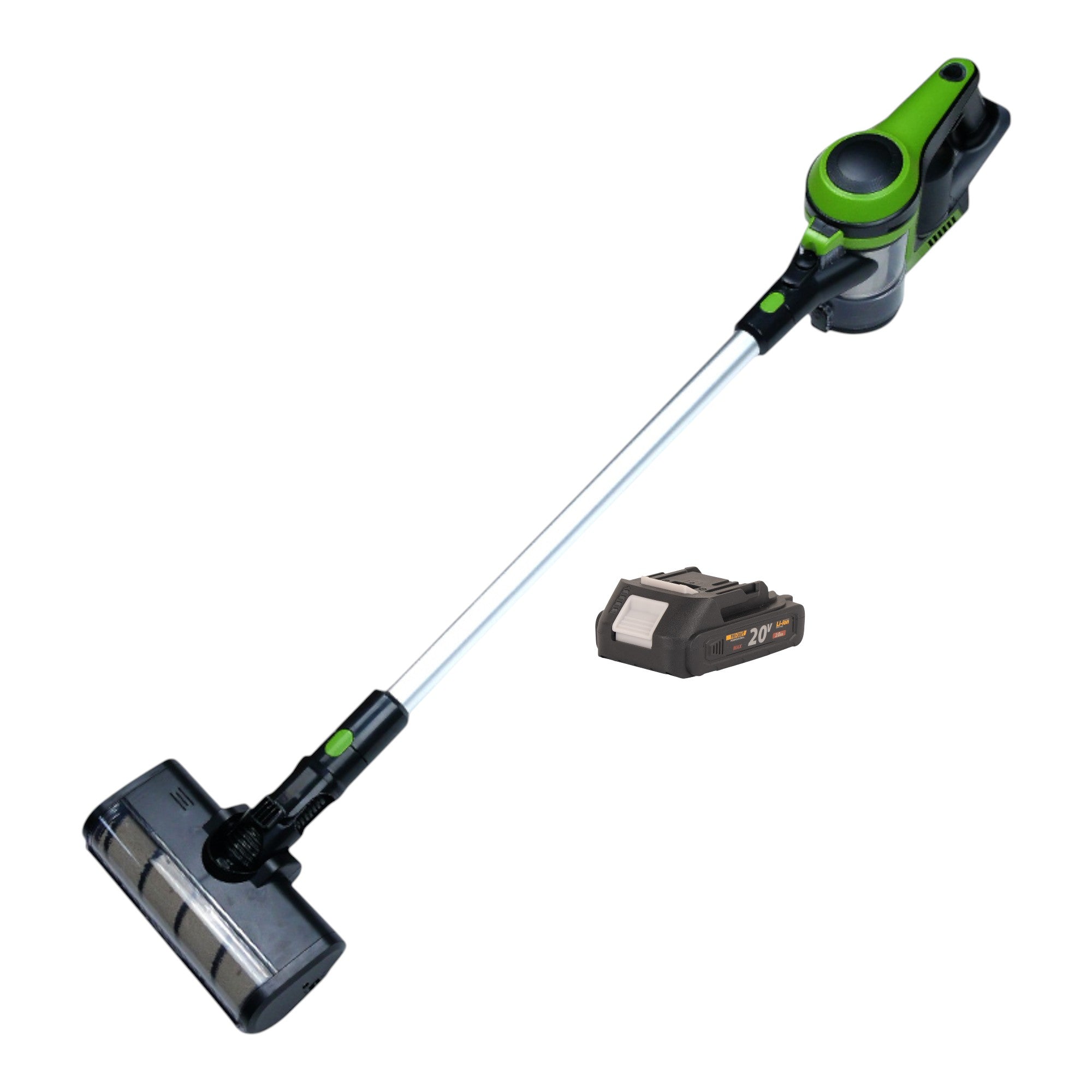 Procraft VP30 Akku Stielstaubsauger 20 V 0 8 l Brushless 1x Akku 2 0 Ah ohne Ladegeraet 0 - toolbrothers