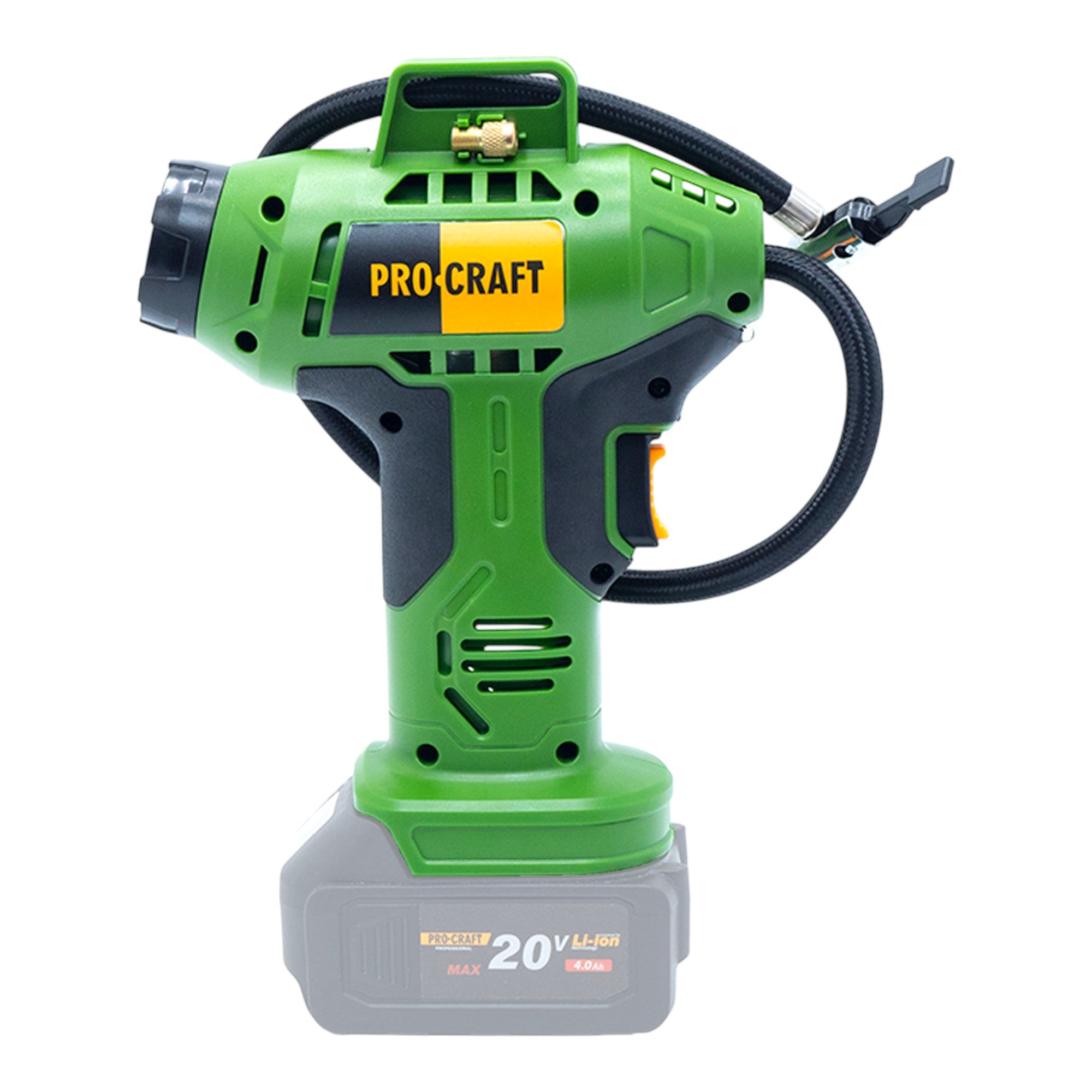 Procraft LK20 Akku Kompressor 20 V 11 bar 2x Akku 4 0 Ah Ladegeraet 2 - toolbrothers