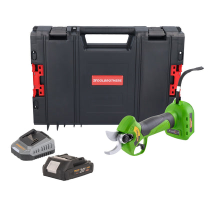 Procraft ES28Li bb Akku Astschere Gartenschere 20 V 25 mm 1x Akku 2 0 Ah Ladegeraet RHINO Toolcase 0 - toolbrothers