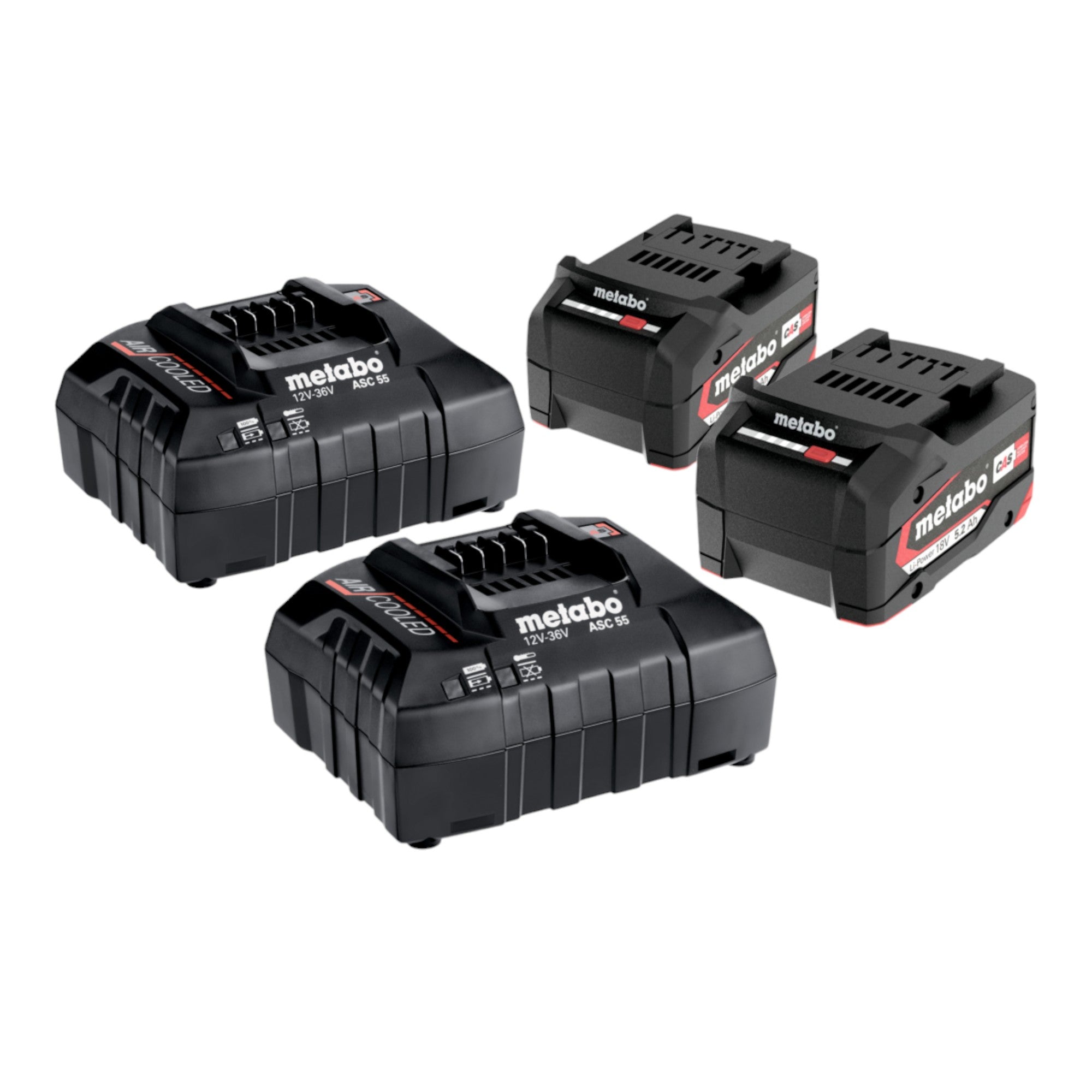 Metabo RM 36 18 LTX BL 36 Akku Rasenmaeher 36 V 2x 18 V 36 cm 601716650 Brushless 2x Akku 5 2 Ah 2x Ladegeraet 2 - toolbrothers
