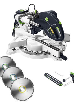 Festool KS 120 REB Kapp Zugsäge KAPEX 1600W 260mm ( 575302 ) + 3x Kreissägeblatt - Toolbrothers