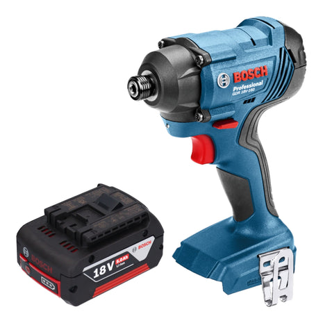 Bosch GDR 18V-160 Atornillador de impacto giratorio a batería profesional 18 V 160 Nm 1/4" + 1x batería 5,0 Ah - sin cargador