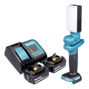 Makita DML 816 SFX Akku Arbeitsleuchte 18 V 500 lm LED + 2x Akku 3,0 Ah + Ladegerät