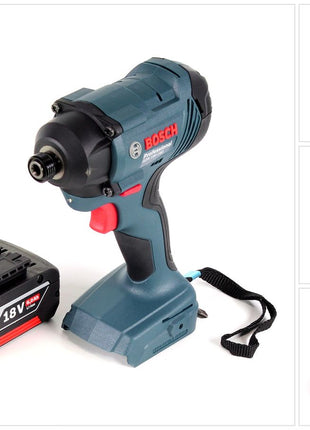 Bosch GDR 18 V-160 Akku Drehschlagschrauber 18V 1/4" + 1x Akku 6,0Ah + Einlage - ohne L-Boxx, ohne Ladegerät - Toolbrothers