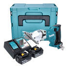 Makita DJS 800 RTJ Akku Faserzementschere 18 V Brushless 2x Akku 5 0 Ah Ladegeraet Makpac 0 - toolbrothers