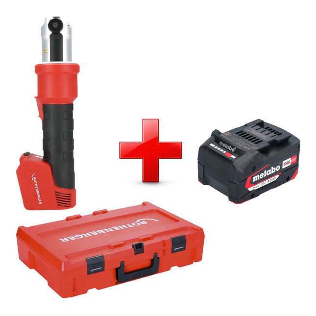 Rothenberger ROMAX NANO Akku Pressmaschine 18 V 34 kN CAS 1x Akku 4 0 Ah Rocase ohne Ladegeraet 0 - toolbrothers
