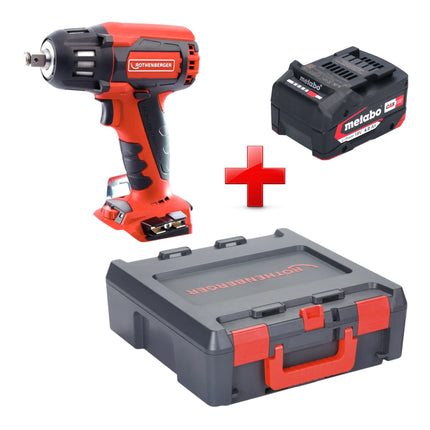 Rothenberger RO ID400 Akku Schlagschrauber 18 V 400 Nm Brushless 1x Akku 4 0 Ah Rocase ohne Ladegeraet 0 - toolbrothers