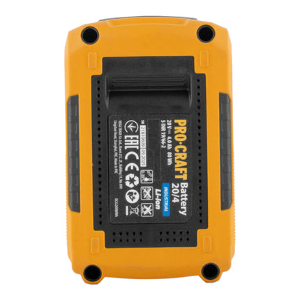 Procraft 20 4 Industrial Akku 20 V 4 0 Ah 4000 mAh Li ion mit Ladestandsanzeige 2 - toolbrothers