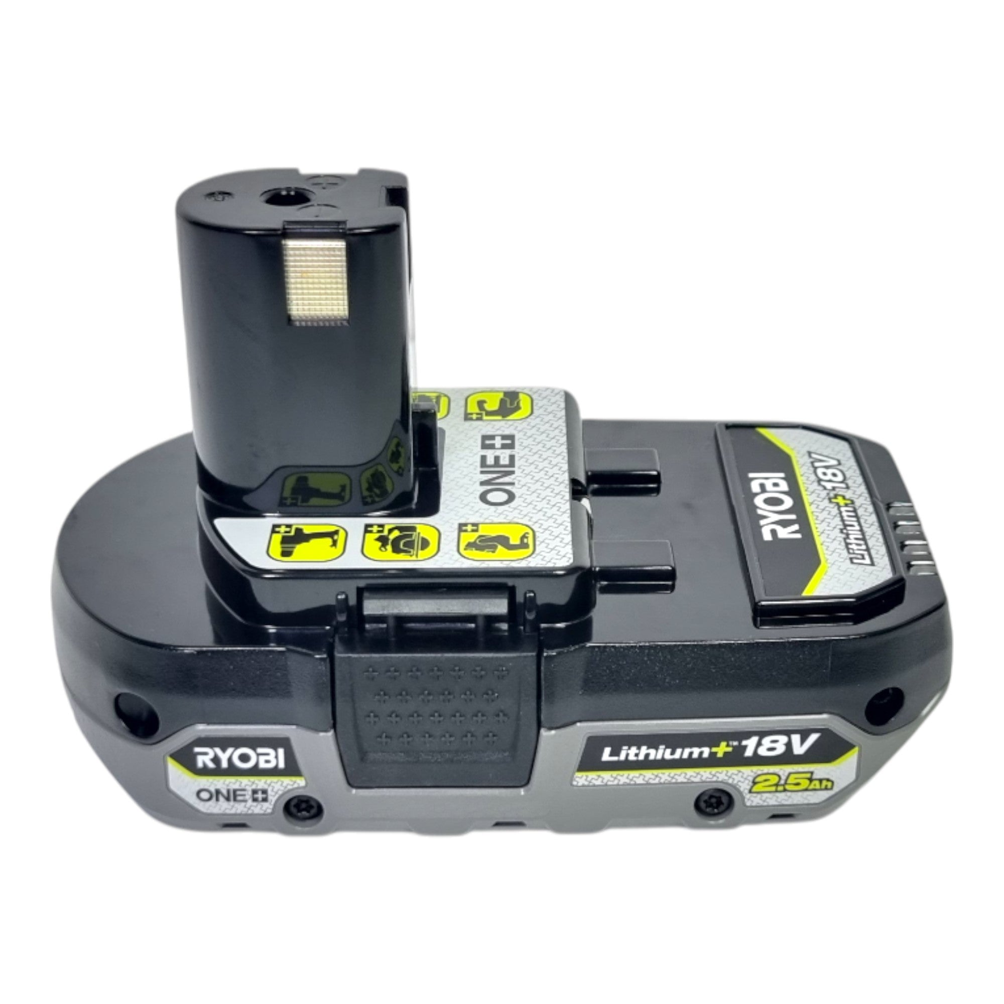 Ryobi 2x RB1825C Akku 18 V 2 5 Ah 2500 mAh Li Ion ONE 2x 5133005516 mit Ladestandanzeige 3 - toolbrothers