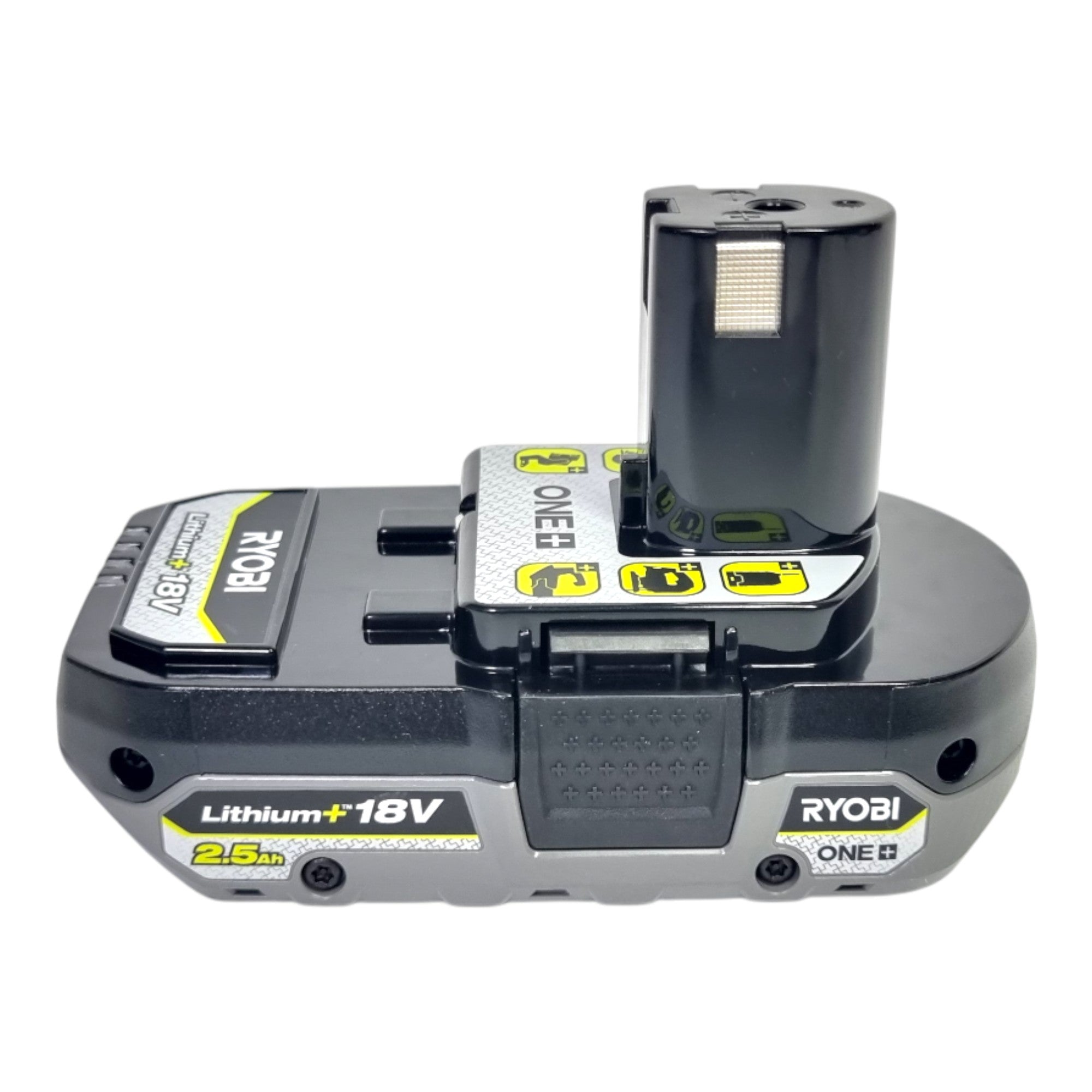 Ryobi 2x RB1825C Akku 18 V 2 5 Ah 2500 mAh Li Ion ONE 2x 5133005516 mit Ladestandanzeige 1 - toolbrothers