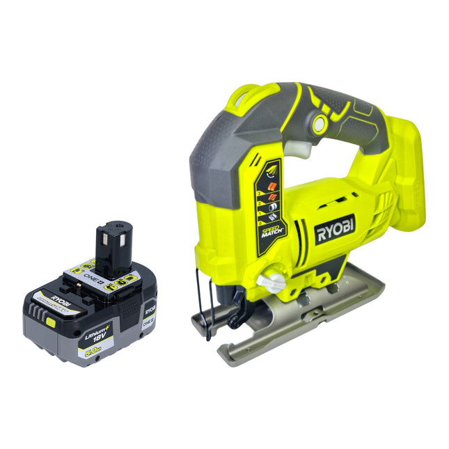 RYOBI R18JS 0 Akku Stichsaege 18 V 101 mm 1x Akku 5 0 Ah ohne Ladegeraet 0 - toolbrothers