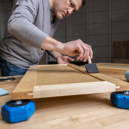 Kreg Anti Rutsch Bloecke Set KFS PUCK 4 stabile rutschfeste Stuetzen Arbeitsbloecke mit herausfahrbaren Pins 4 - toolbrothers