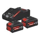 Bosch Starter Set 2x EXPERT EXBA 18V 80 Akku 8 0 Ah EXPERT EXAL18V 160 Schnell Ladegeraet 1600A0373T  0 - toolbrothers