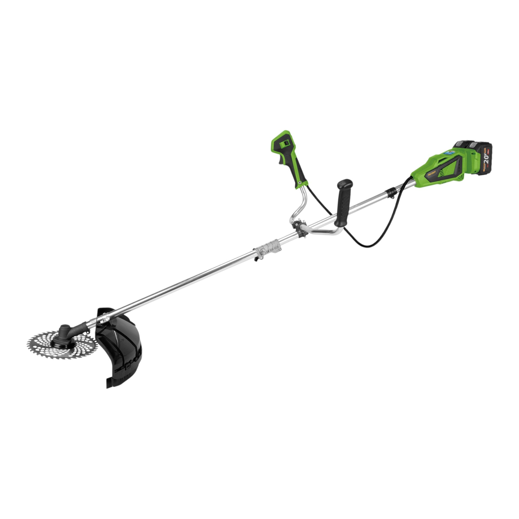 Procraft ATA 40 2S Akku Freischneider 40 V 2x 20 V 420 mm Brushless 2x Akku 4 0 Ah Ladegeraet 1 - toolbrothers