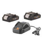 Procraft Starter Pack 20 V 20 2 4A Ladegeraet 2x 20 2A Akku 2 0 Ah 0 - toolbrothers