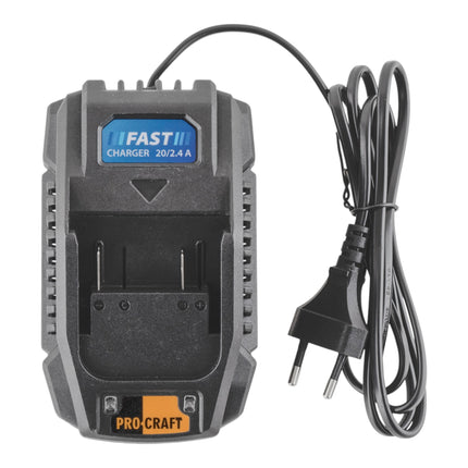 Procraft Starter Pack 20 V 20 2 4A Ladegeraet 2x 20 2A Akku 2 0 Ah 3 - toolbrothers