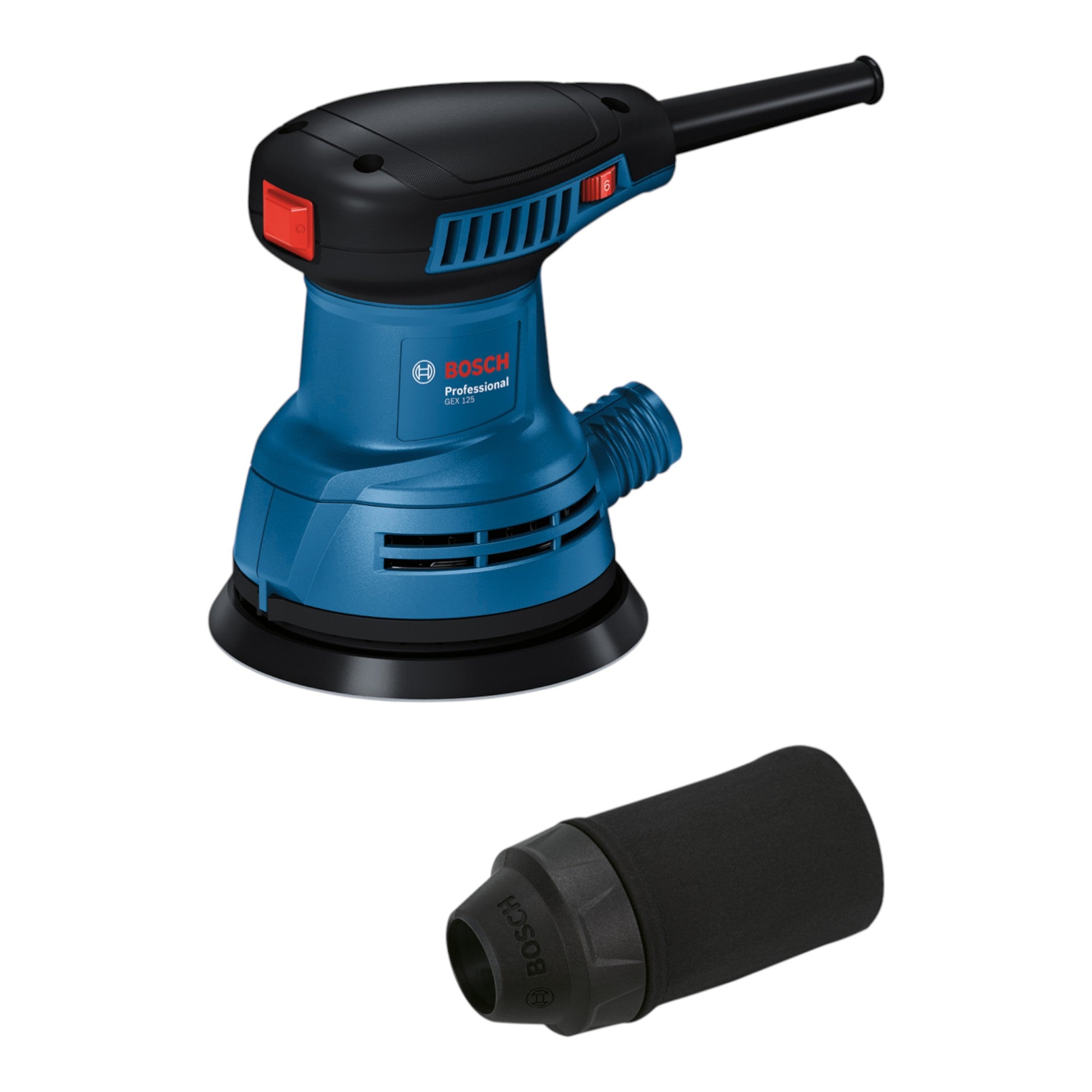 Bosch GEX 125 Professional Exzenterschleifer 290 Watt 125 mm 06013A8020  2 - toolbrothers