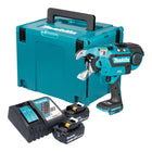 Makita DTR 181 RFJ Akku Bewehrungsverbinder 18 V 0 8 mm Brushless 2x Akku 3 0 Ah Ladegeraet Makpac 0 - toolbrothers