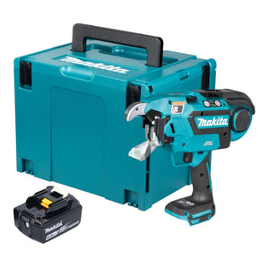 Makita DTR 181 G1J Akku Bewehrungsverbinder 18 V 0,8 mm Brushless + 1x Akku 6,0 Ah + Makpac - ohne Ladegerät