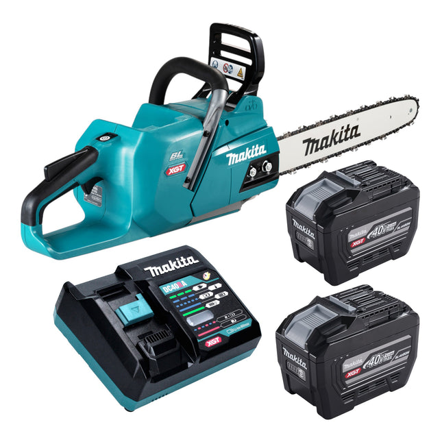 Makita UC 012 GE201 Akku Kettensaege 40 V max 40 cm Brushless 2x Akku 8 0 Ah Ladegeraet 0 - toolbrothers