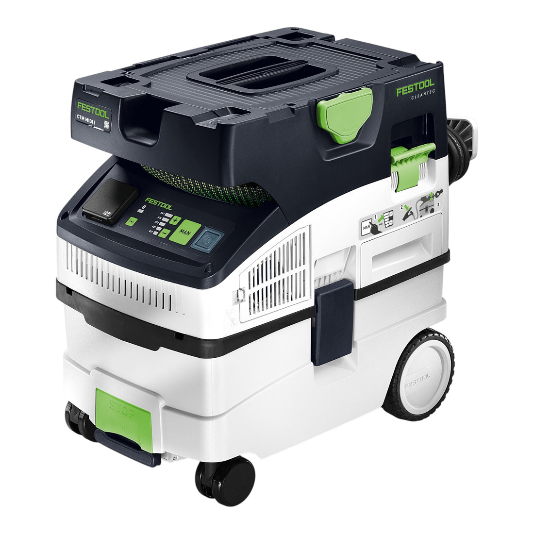 Festool CTM MIDI I CLEANTEC Absaugmobil 1200 Watt 15 l Staubkl. M ( 578301 )
