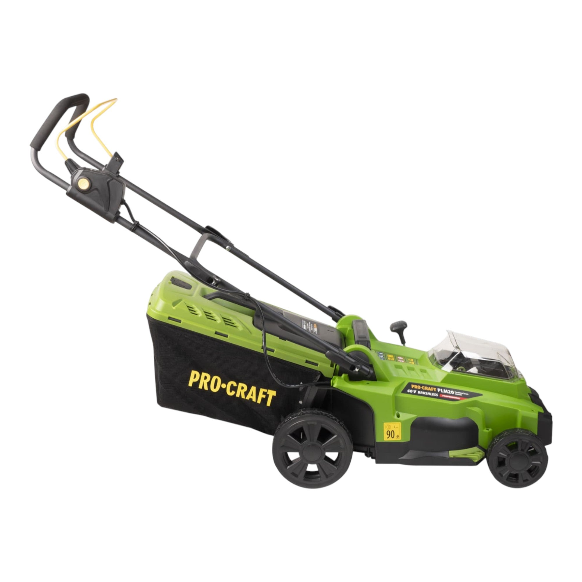 Procraft PLM20bb Akku Rasenmaeher 40 V 2x 20 V 370 mm Brushless 2x Akku 4 0 Ah ohne Ladegeraet 4 - toolbrothers