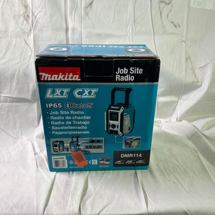 Makita DMR 114 Akku Baustellenradio 12 14 4 18 V AM FM Bluetooth IP 65 Reparaturgeraet 2 - toolbrothers