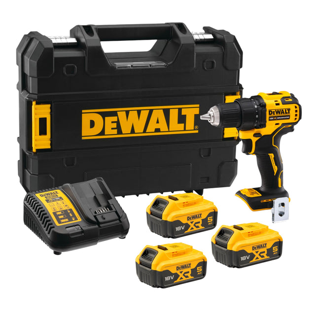 DeWalt DCD 708 P3T Akku Bohrschrauber 18 V 65 Nm Brushless 3x Akku 5 0 Ah Ladegeraet TSTAK 0 - toolbrothers