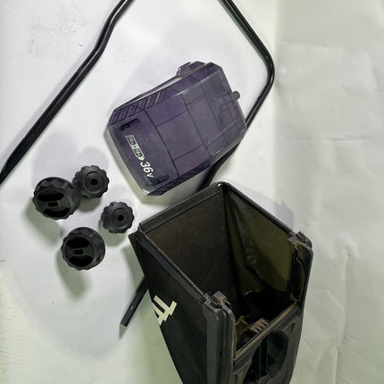 Makita DLM 382 PM2 Akku Rasenmaeher 36 V 2x 18 V 38 cm 40 l 2x Akku 4 0 Ah Doppelladegeraet Reparaturgeraet 1 - toolbrothers