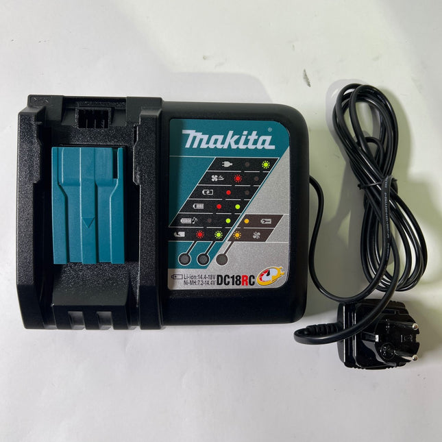 Makita DC 18 RC Akku Schnell Ladegeraet 7 2 V 18 V 195584 2 fuer Li Ion Akku Leicht Gebraucht 0 - toolbrothers