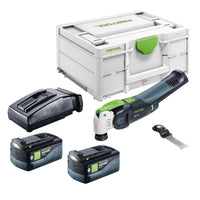 Festool OSC 18 E Basic Akku Oszillierer 18 V Starlock Max Brushless 2x Akku 5 0 Ah Ladegeraet Systainer 0 - toolbrothers