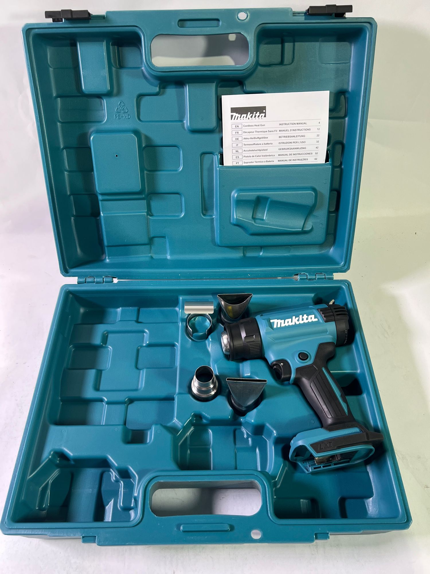 Makita DHG 181 ZJ Akku Heissluftgeblaese 18 V 150 550 C Makpac ohne Akku ohne Ladegeraet Gebraucht 0 - toolbrothers