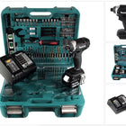 Makita DTD 152 STTK B Akku Schlagschrauber 18 V Schwarz mit 5,0 Ah Akku, Ladegerät und 101 tlg. Zubehör Set - Toolbrothers