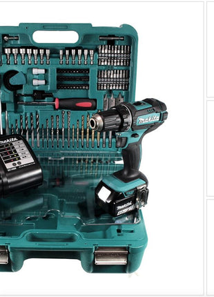 Makita DDF 482 STTK Akku Bohrschrauber 18 V 62Nm + 5,0 Ah Akku + Ladegerät + 101 tlg. Werkzeugset - Toolbrothers