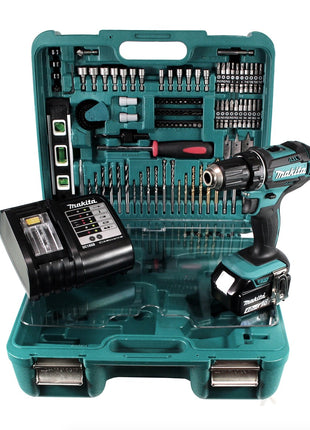 Makita DDF 482 STTK Akku Bohrschrauber 18 V 62Nm + 5,0 Ah Akku + Ladegerät + 101 tlg. Werkzeugset - Toolbrothers